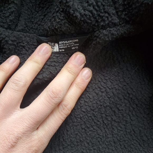 The Northface Boys Fleece Lined Waterproof Rain Jacket - Picture 7 of 8